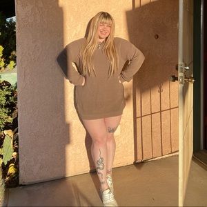 Plus size sweater dress (oversized)